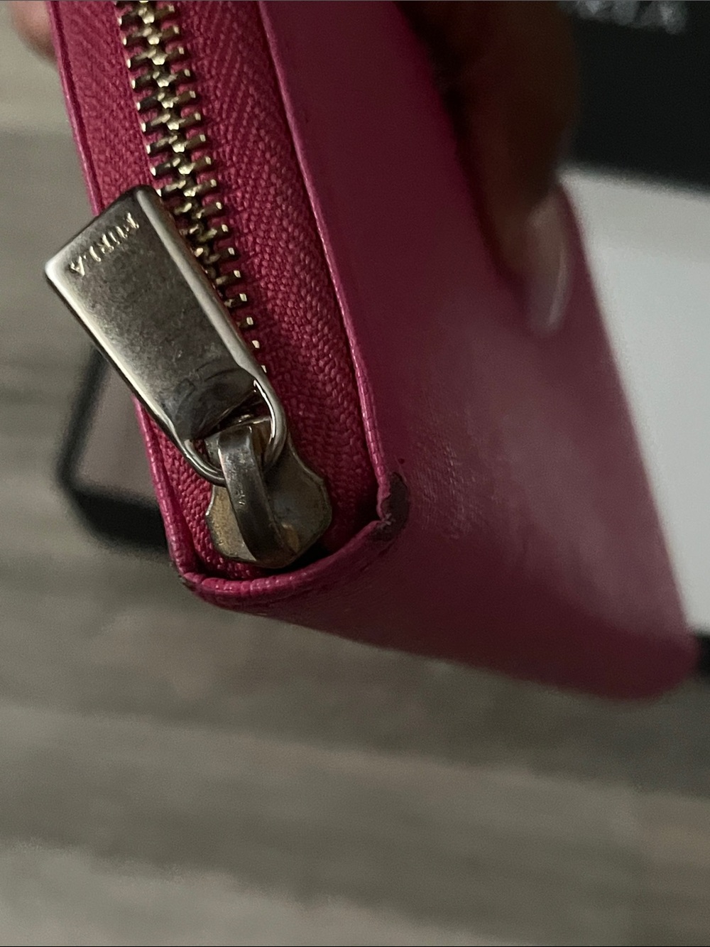 Furla Fuchsia Zip-Around Leather Wallet - Picture 11 of 11